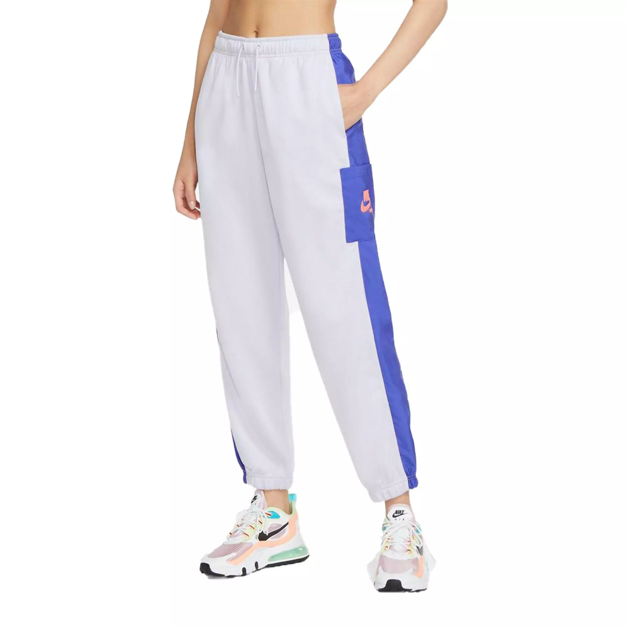 Nike women's sportswear hotsell heritage fleece pants